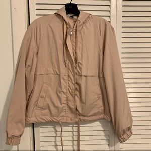 H&M PALE PINK BOMBER JACKET